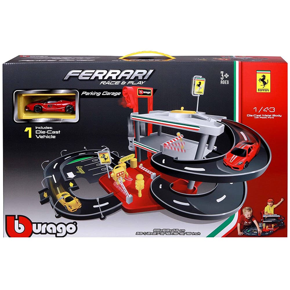 Bburago Ferrari Race And Play Parking Garage thumbnail 2