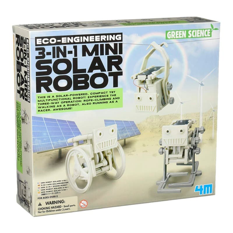 4M Green Science 3 In 1 Mini Solar Robot