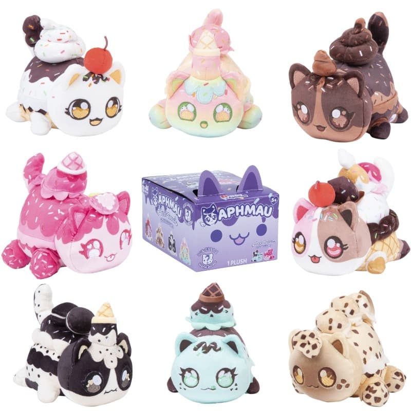 Aphmau Mystery MeeMeow Plush Ice Cream 6inch Assorted thumbnail 2