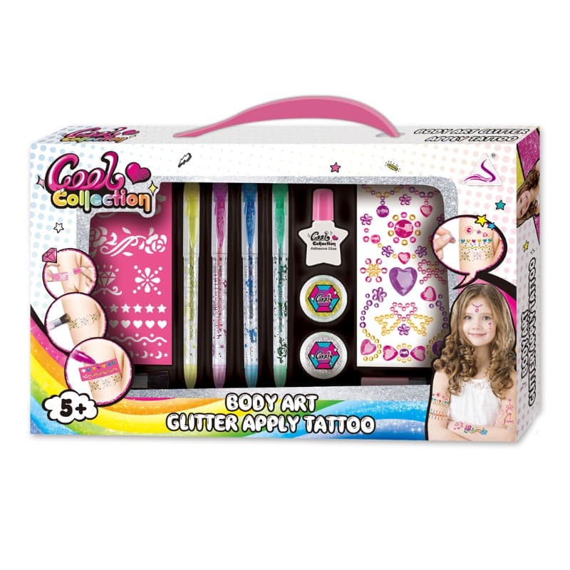 Cool Collection Body Art Glitter Apply Tattoo