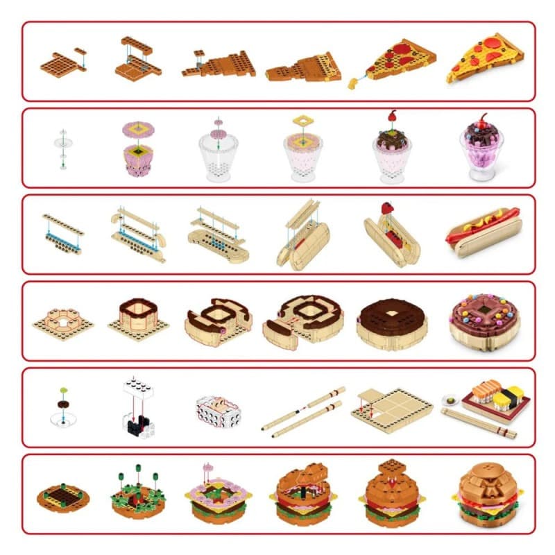 Zuru Max Premium Snack Series Building Blocks Set Assorted thumbnail 3