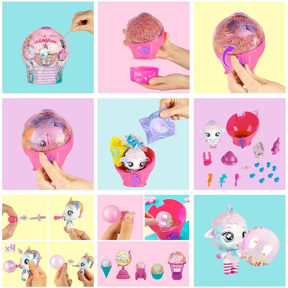 Bubiloons Mini Surprise Doll Bubble Candy Capsule thumbnail 4