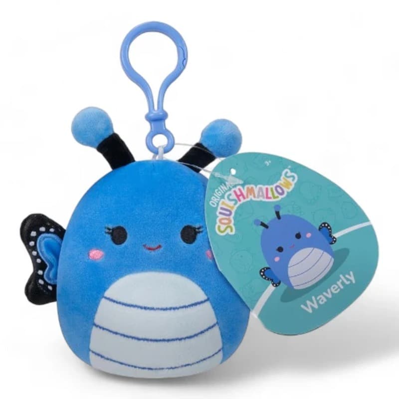 Squishmallow Waverly Butterfly Clip 3.5"