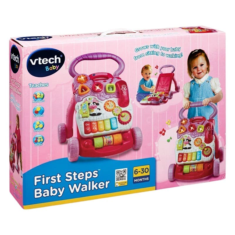 Vtech First Steps Baby Walker Pink thumbnail 4