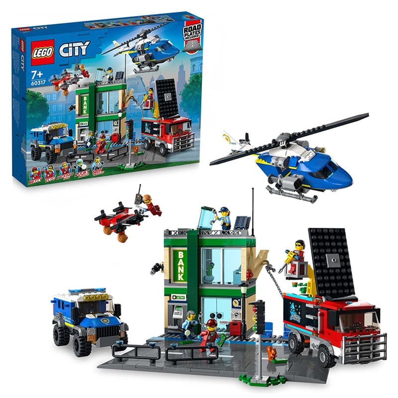 LEGO City Police Chase At The Bank With Trucks 60317 thumbnail 2