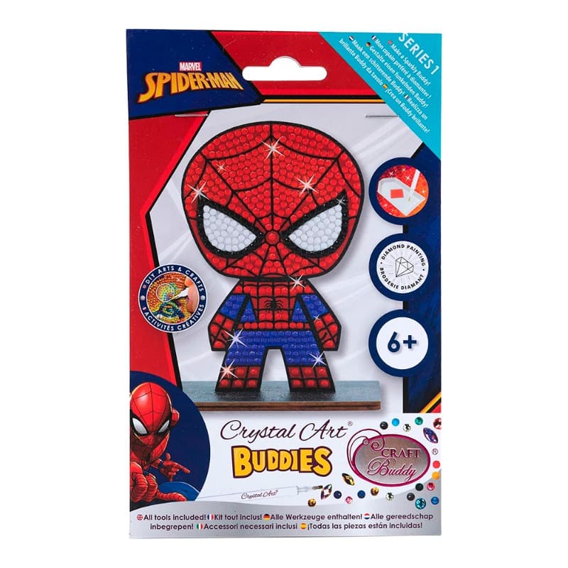 Craft Buddy Spiderman Crystal Art Buddy