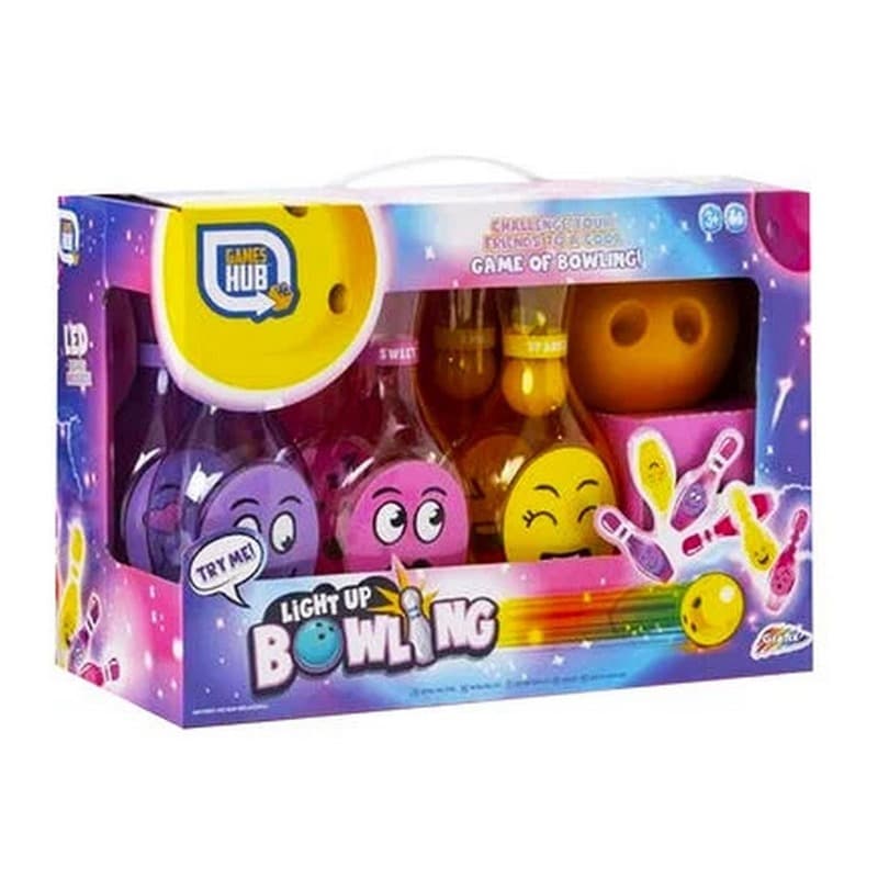 Games Hub Light Up Skittles Bowling - Assortment thumbnail 2