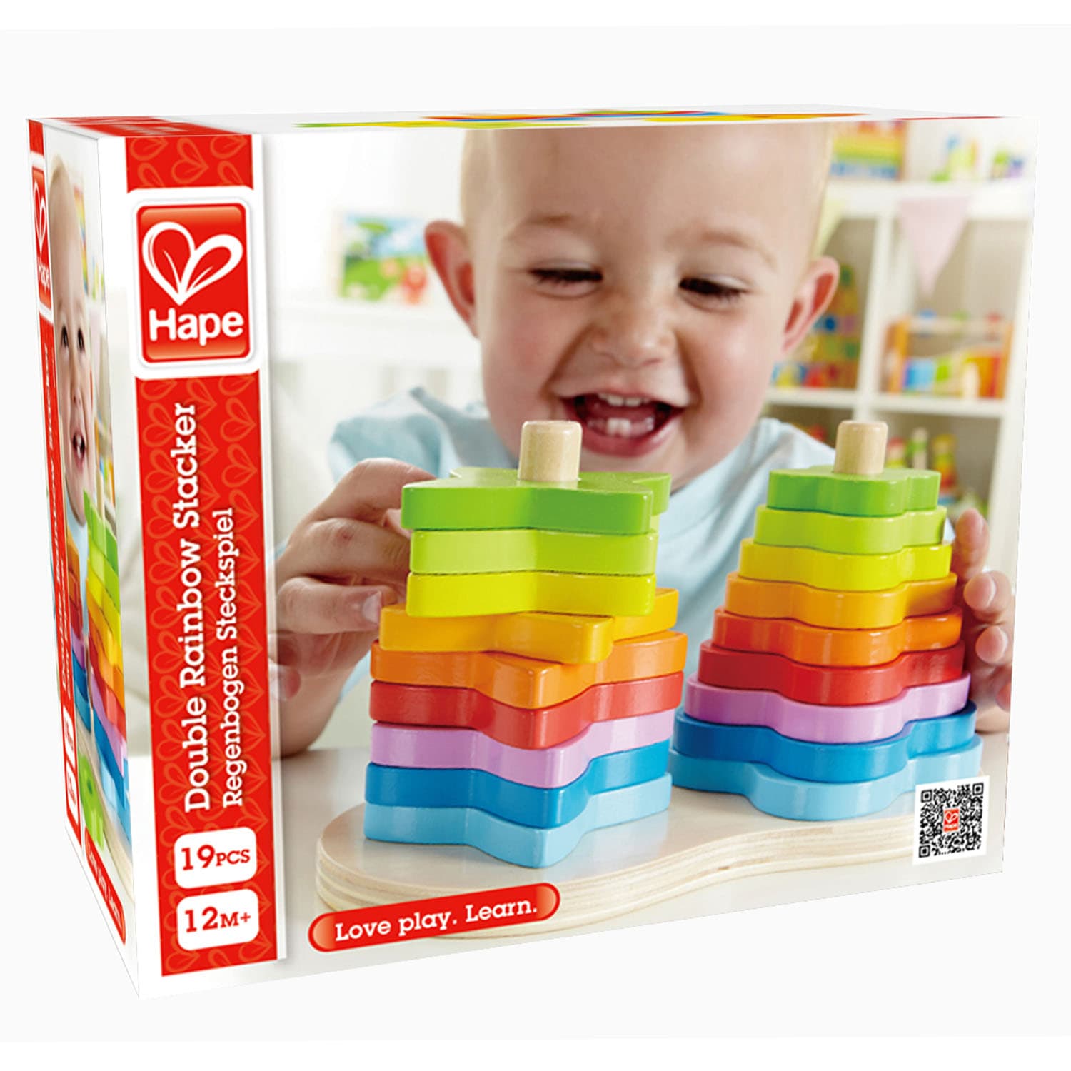 Hape - Double Rainbow Stacker thumbnail 2