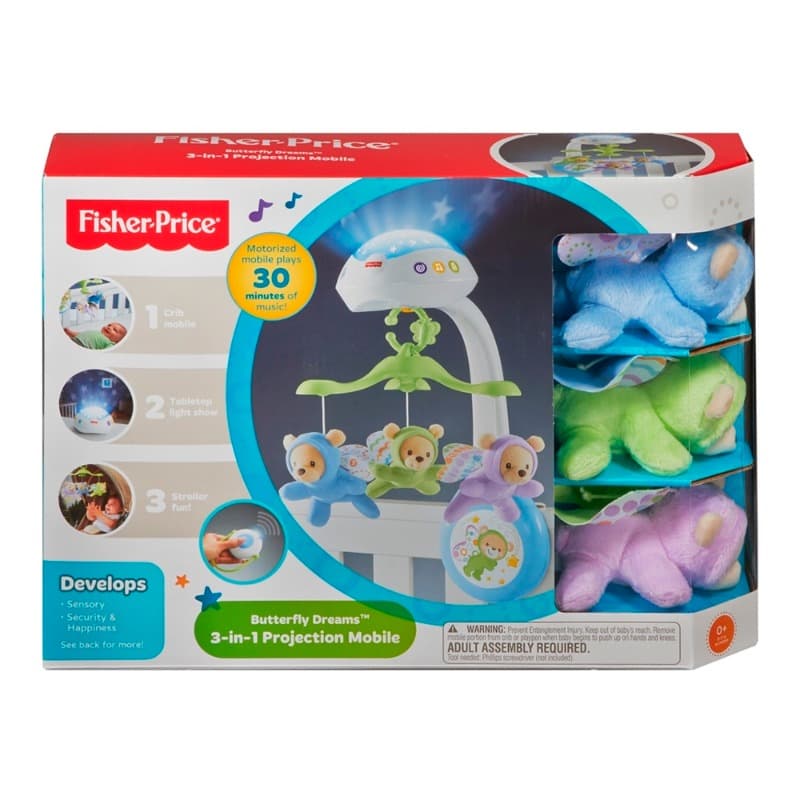 Fisher-Price Butterfly Dreams 3-in-1 Projection Mobile thumbnail 2