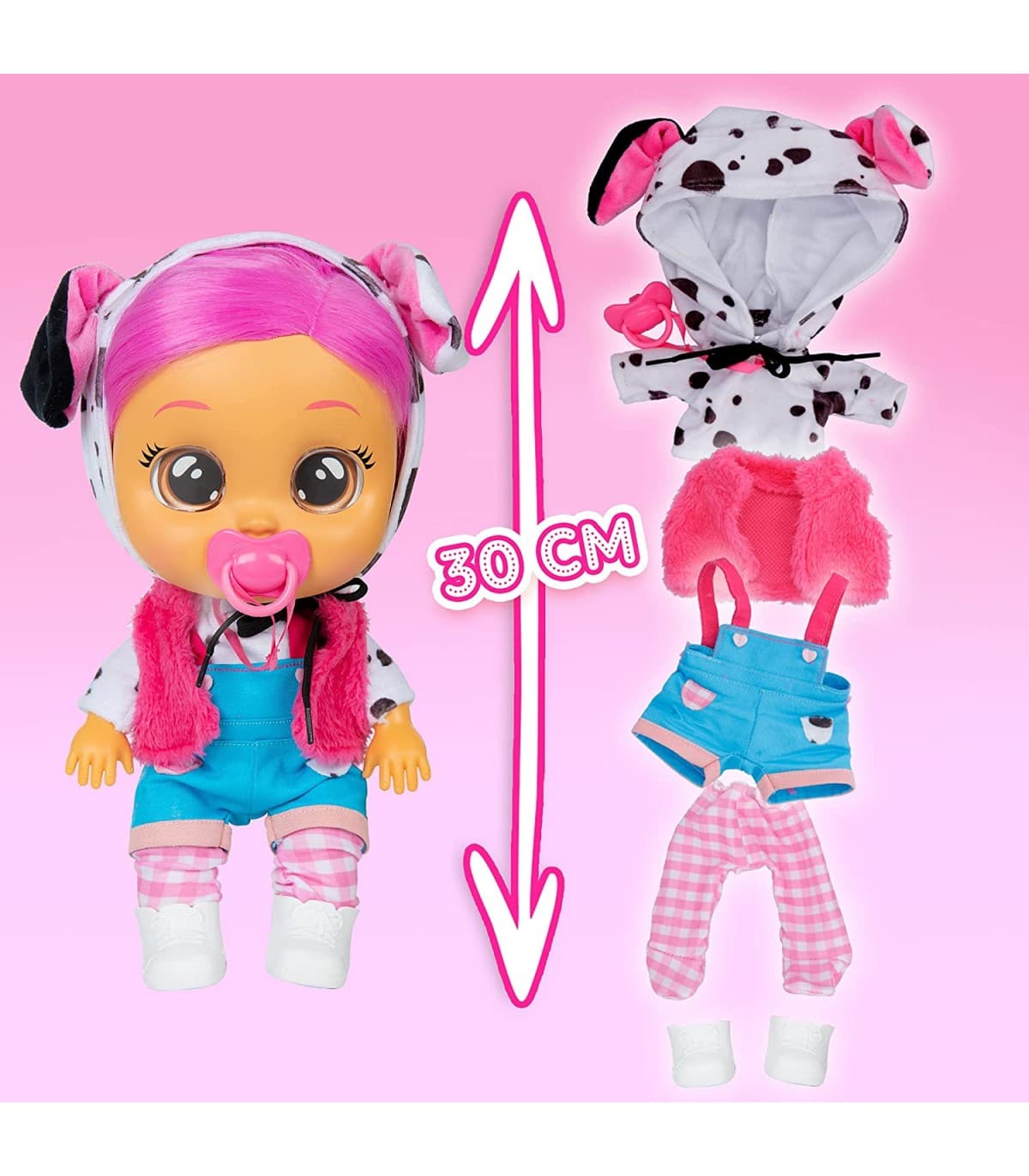 Cry Babies Dressy Dotty Baby Doll thumbnail 4