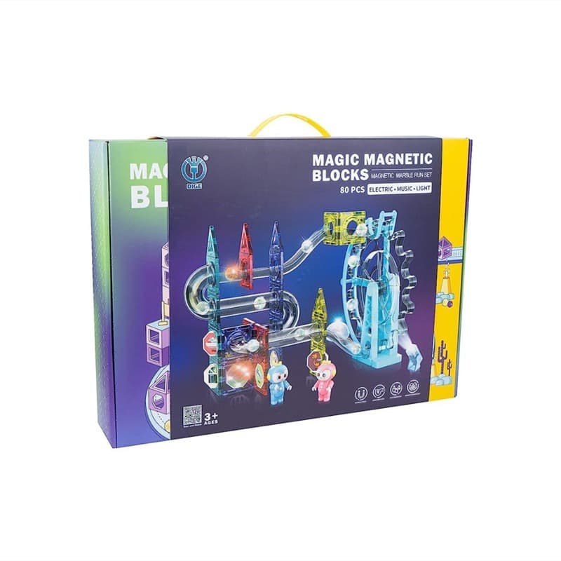 Dige Magnetic Marble Run Set - 80pcs thumbnail 2