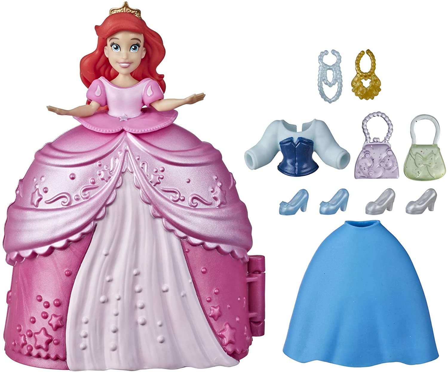 Disney Princess Secret Styles Fashion Surprise Ariel Mini Doll thumbnail 4