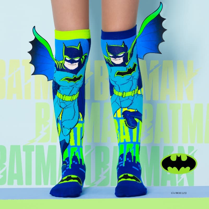 Madmia Batman Neon Socks - Medium thumbnail 2