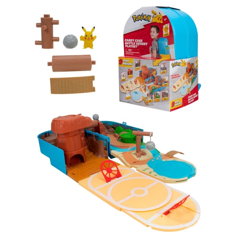 Pokemon Carry Case Battle Desert Playset thumbnail 2