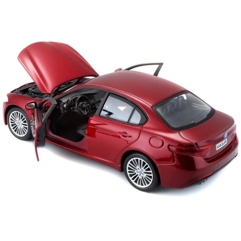 Bburago Collezione Stand Alfa Romeo Giulia - Red thumbnail 3