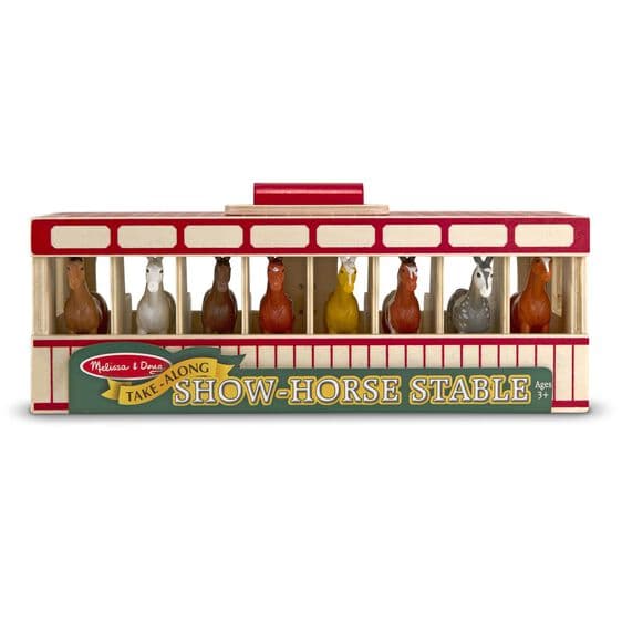 Melissa and Doug Take-Along Show-Horse Stable