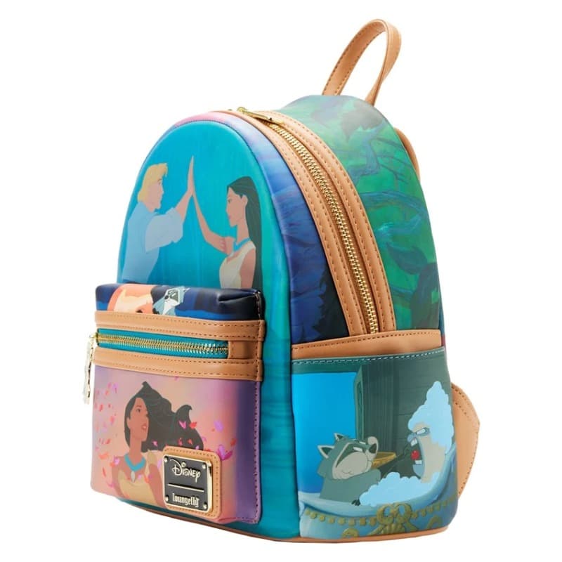 Loungefly Leather Disney - Pocahontas Princess Scene Mini Backpack thumbnail 3