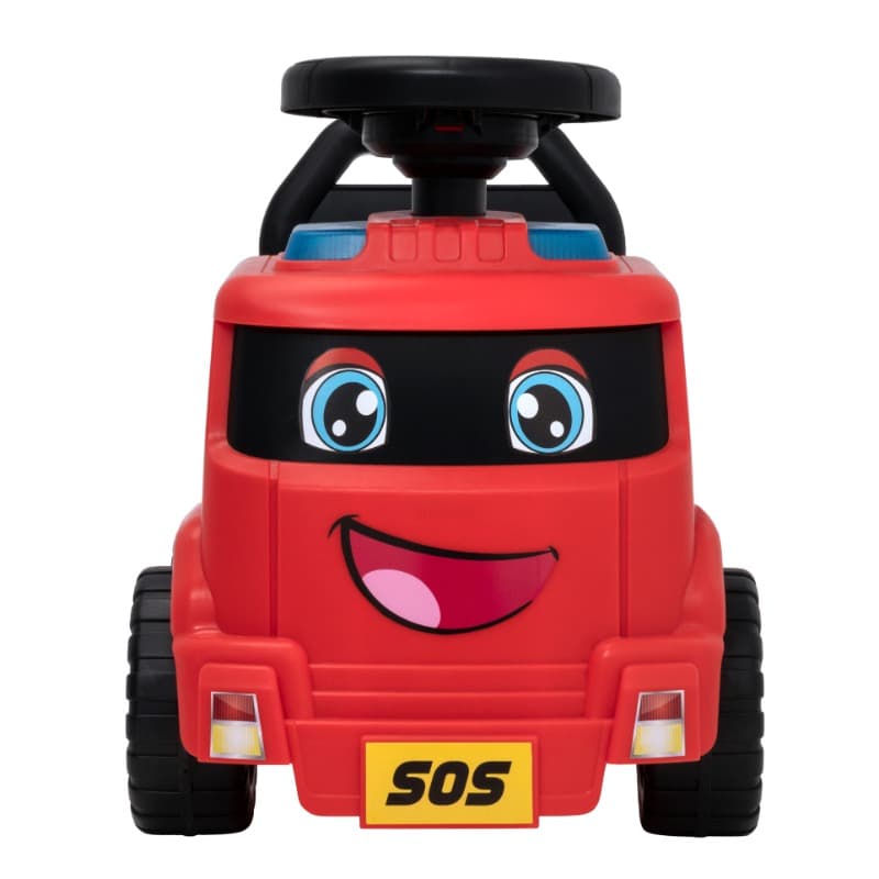 Evo My First Foot Happy Fire Truck Ride-On Car thumbnail 4