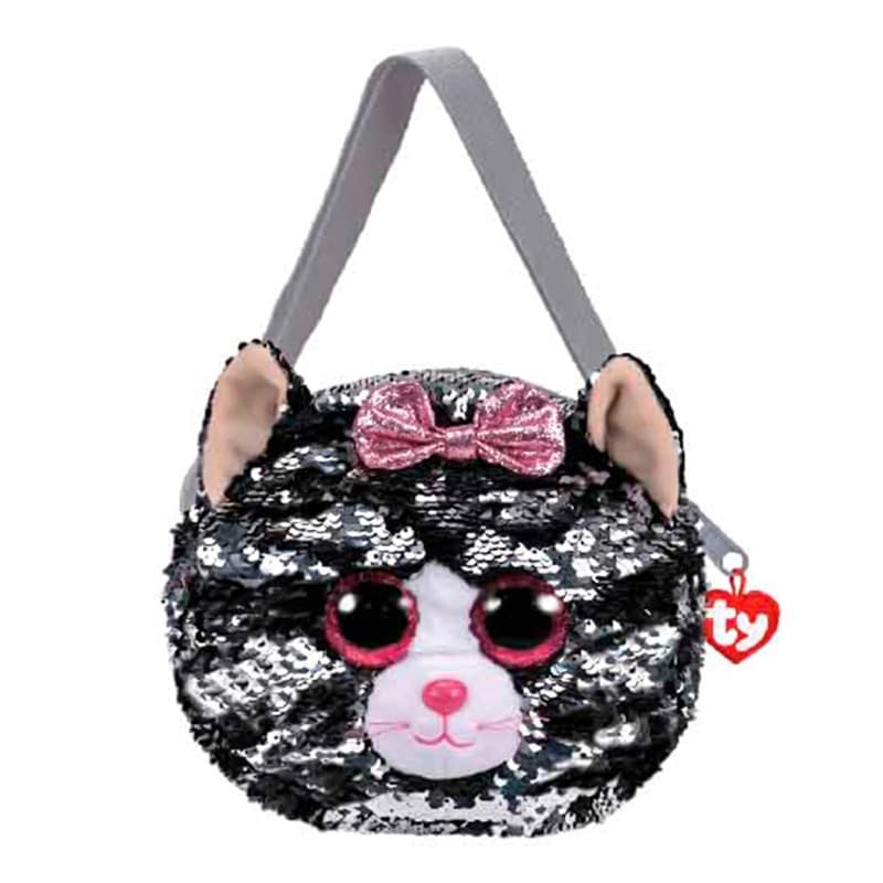 Fashion Flippy Kiki Cat Sequin Purse thumbnail 2