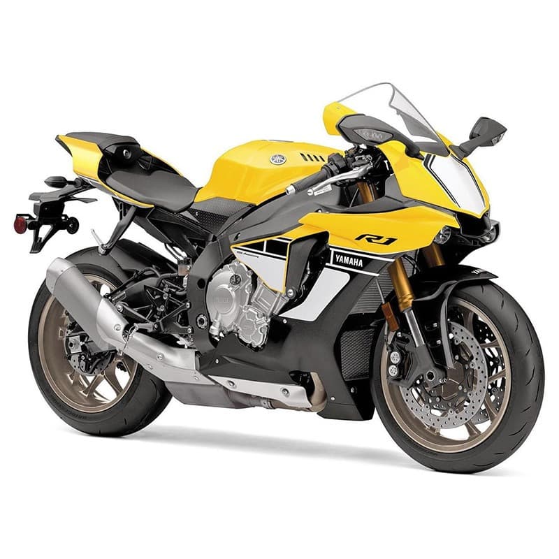 D Power 1:12 Diecast Metal Toy Yamaha Yzf-R1 Yellow thumbnail 2