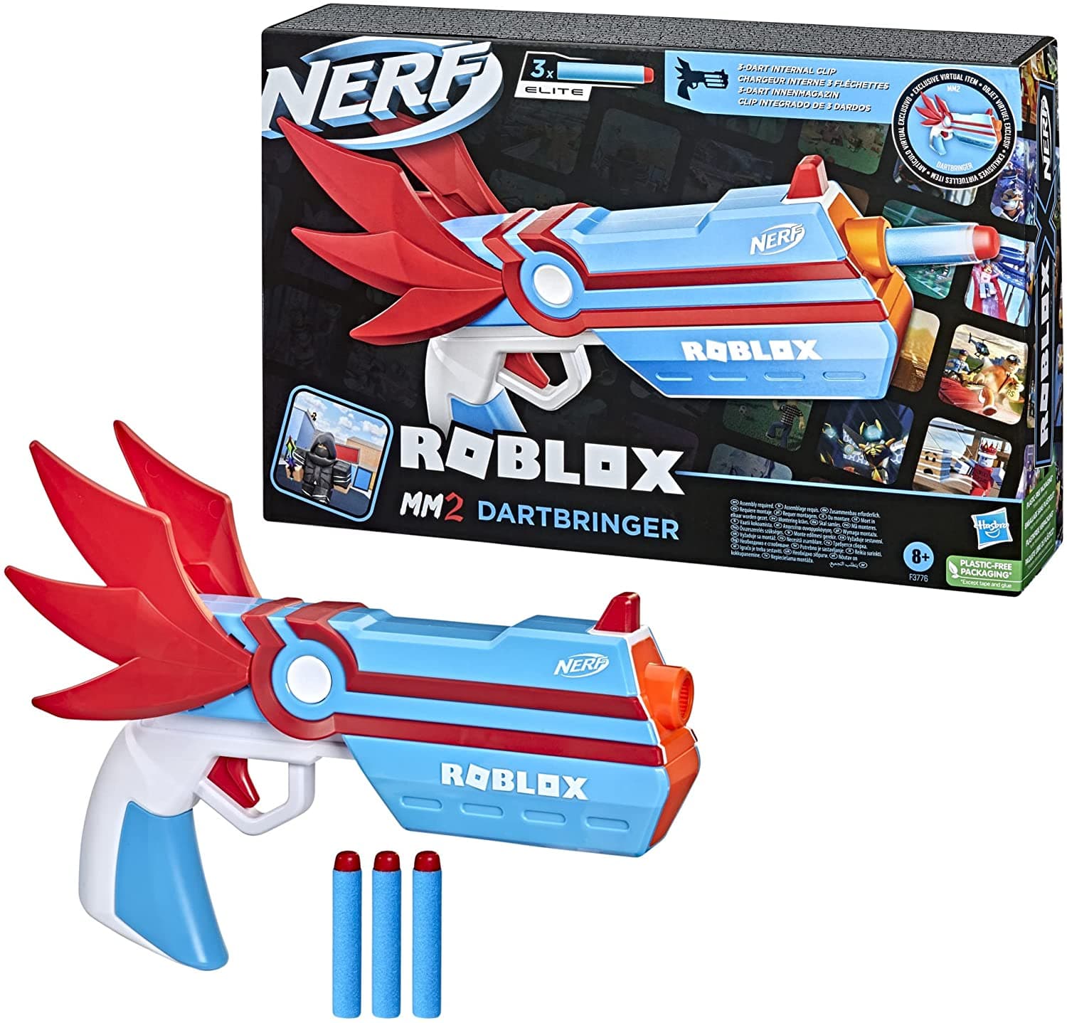 Nerf Roblox MM2 Dartbringer Blaster