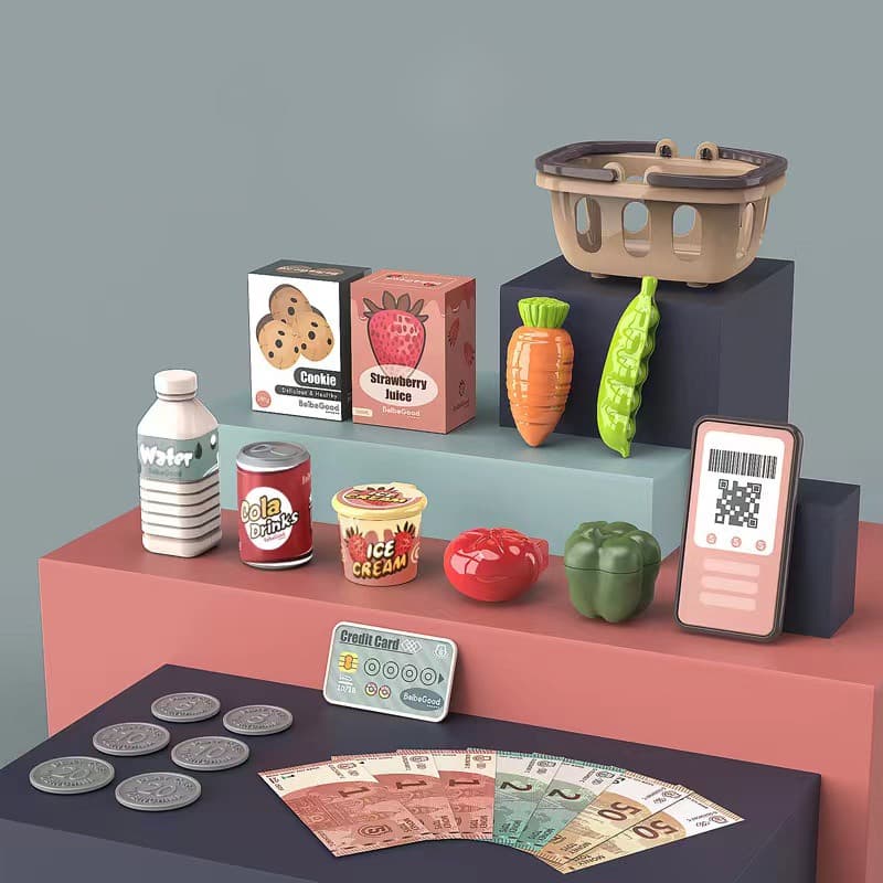 Baby Good Happy Shopping with Cashier -25Pcs thumbnail 3