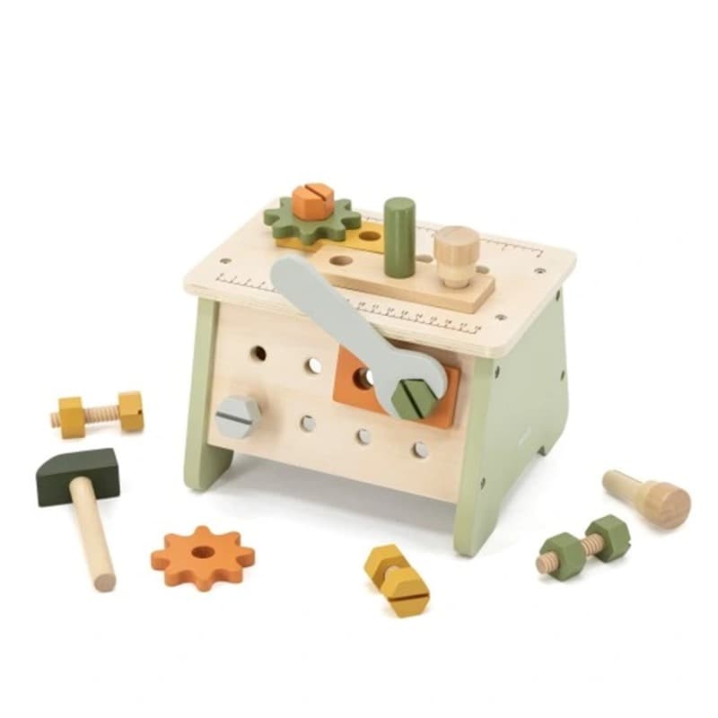 Viga Mini Workshop 2 in 1 Polar Bee Wooden Tool Kit thumbnail 3