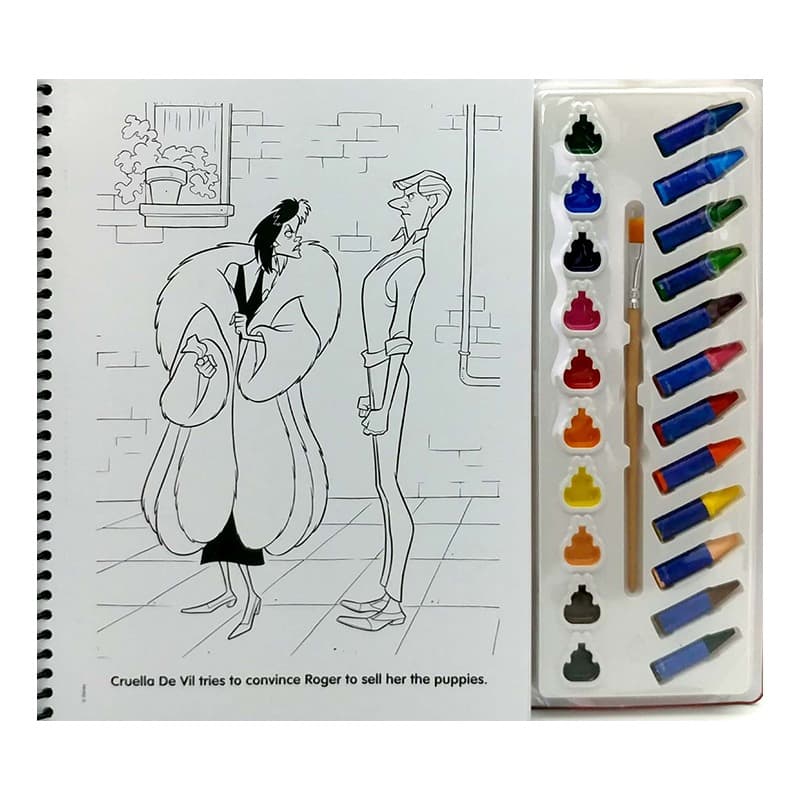Disney Heroes And Villains Deluxe Poster Paint And Color thumbnail 2