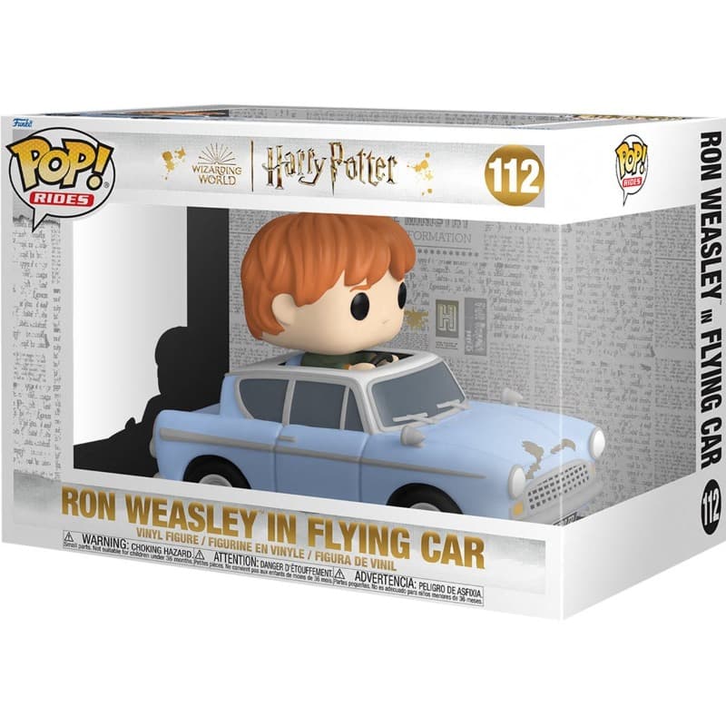 Funko Pop Ride Harry Potter Ron Weasley With Car
