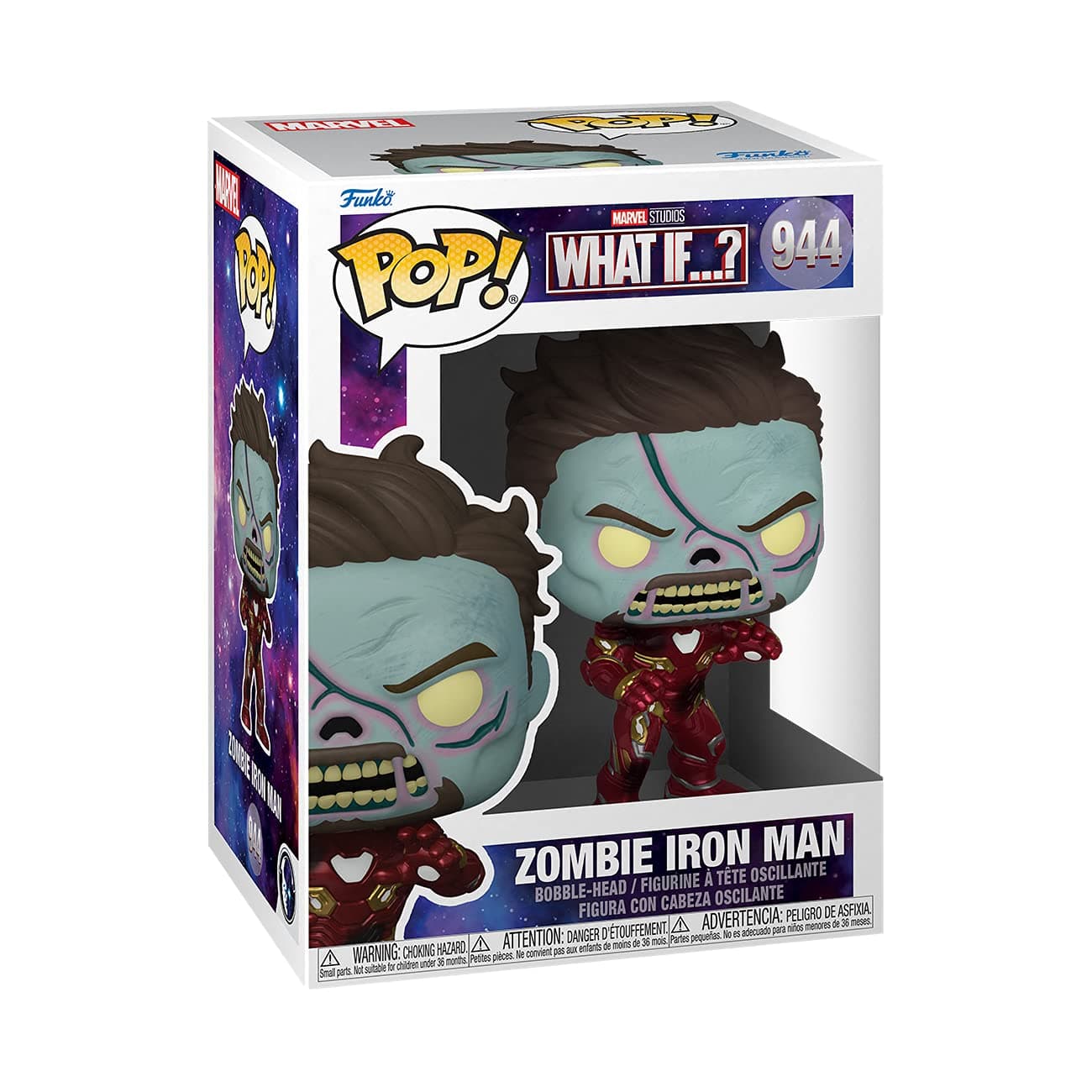 Funko Pop Marvel What If S2 - Zombie Iron Man GW Exc thumbnail 3