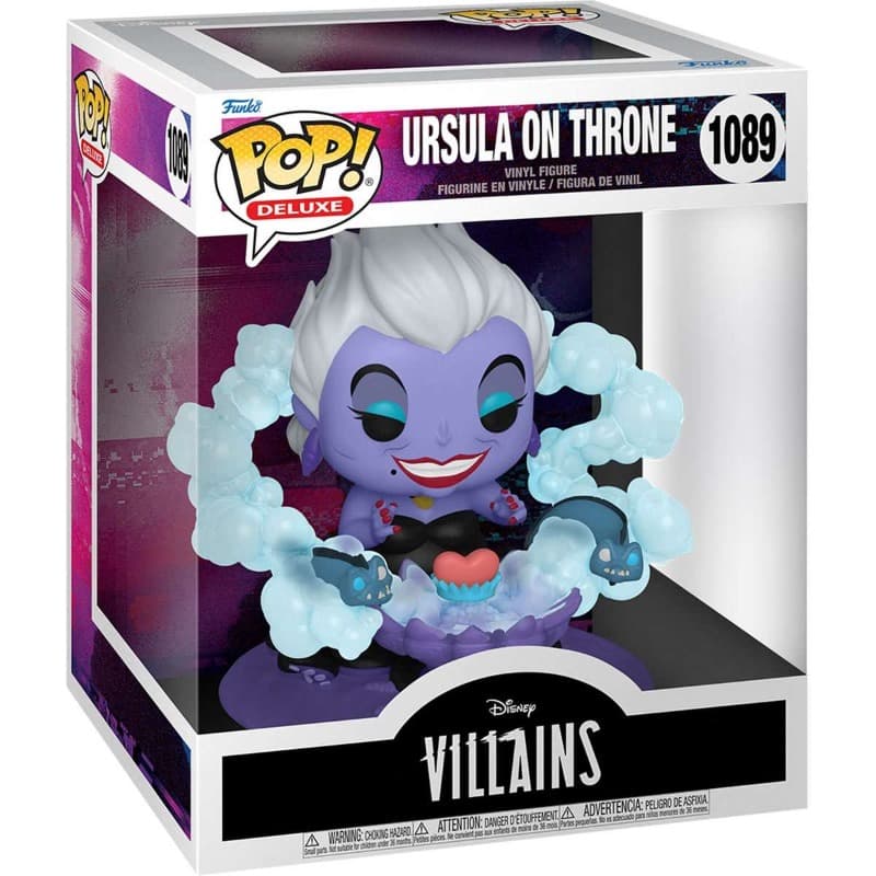 Funko Pop Deluxe Disney Villains - Ursula On Throne thumbnail 2