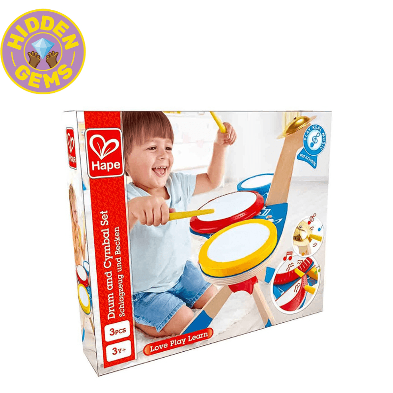 Hape Drum And Cymbal Set